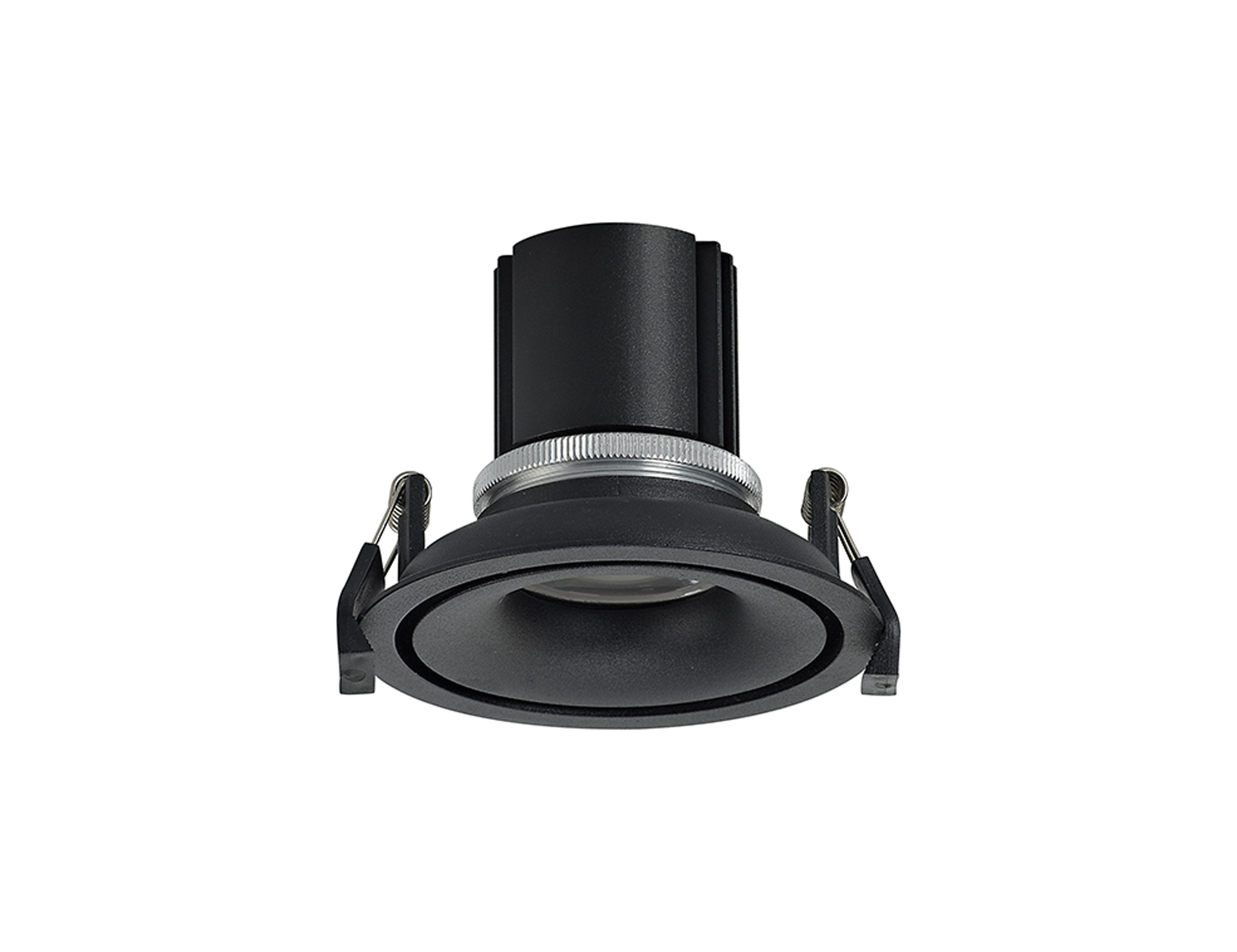 DM202048  Bolor 9 Tridonic Powered 9W 2700K 770lm 24° CRI>90 LED Engine Black/Black Fixed Recessed Spotlight, IP20